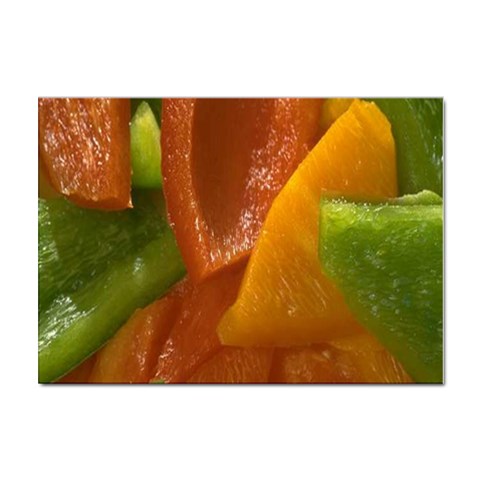 Bell Peppers Sticker A4 (100 pack) from UrbanLoad.com Front