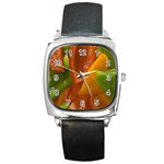 Bell Peppers Square Metal Watch
