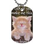 cat Dog Tag (One Side)