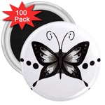 Butterfly 3  Magnet (100 pack)