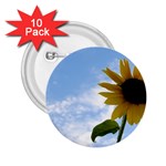 Summer Sunflower 2.25  Button (10 pack)