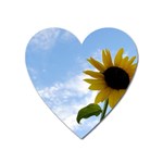 Summer Sunflower Magnet (Heart)