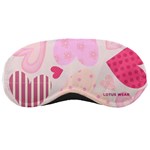 Lotus Wear Sleep Mask Pink Pop Hearts Pattern