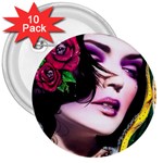 Girl-Tattoo-rgbPF1 3  Button (10 pack)