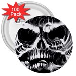 final_Waveskull_front_WHITE 3  Button (100 pack)