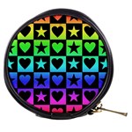 Rainbow Stars and Hearts Mini Makeup Case