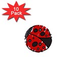Lady Beetle 1  Mini Button (10 pack) 