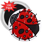 Lady Beetle 3  Magnet (100 pack)