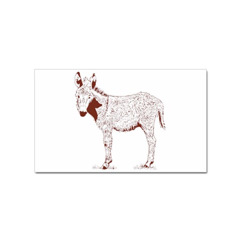 Donkey foal Sticker (Rectangular) from UrbanLoad.com Front