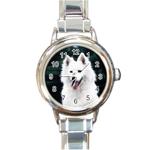 dog38 Round Italian Charm Watch from UrbanLoad.com Front