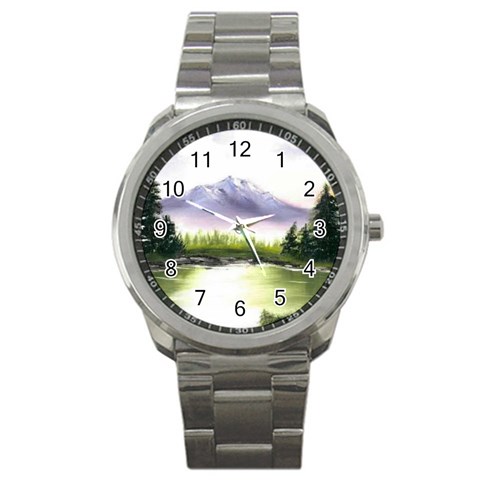 Painting 2 Sport Metal Watch from UrbanLoad.com Front