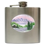 Painting 3 Hip Flask (6 oz)