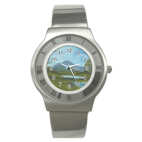 Painting 7 Stainless Steel Watch from UrbanLoad.com Front