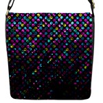 Polka Dot Sparkley Jewels 2 Flap Messenger Bag (S)