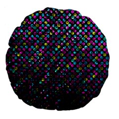 Polka Dot Sparkley Jewels 2 Large 18  Premium Flano Round Cushions from UrbanLoad.com Front