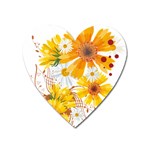 yellow_flower Magnet (Heart)