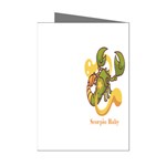 004_scorpiobaby Mini Greeting Cards (Pkg of 8)