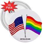 flags 3  Button (10 pack)