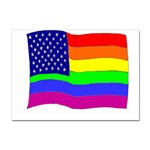gay flag Sticker A4 (10 pack)