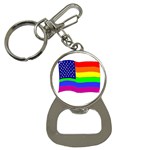 gay flag Bottle Opener Key Chain