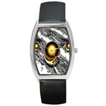 yellow-pearls_1500 Barrel Style Metal Watch