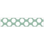 Jade Green Polkadot Flano Scarf (Small)