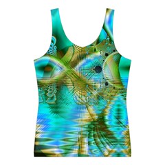 Crystal Gold Peacock, Abstract Mystical Lake Tops from UrbanLoad.com Front