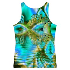Crystal Gold Peacock, Abstract Mystical Lake Tops from UrbanLoad.com Back
