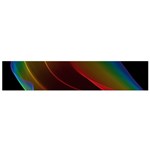 Liquid Rainbow, Abstract Wave Of Cosmic Energy  Flano Scarf (Small)