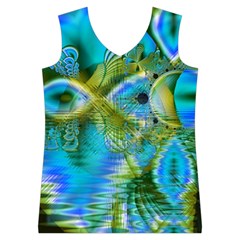 Mystical Spring, Abstract Crystal Renewal Women s Basketball Tank Top from UrbanLoad.com Front