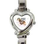 Shetland Sheepdog Sheltie Heart Italian Charm Watch