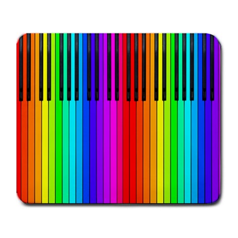 Rainbow Piano Keyboard  Collage Mousepad from UrbanLoad.com 9.25 x7.75  Mousepad - 1