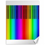 Rainbow Piano Keyboard  Canvas 36  x 48 