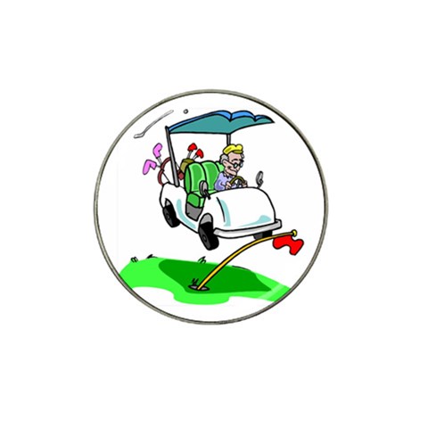 Flying Golf Cart Hat Clip Ball Marker (4 pack) from UrbanLoad.com Front