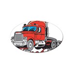 truckin Sticker Oval (10 pack)