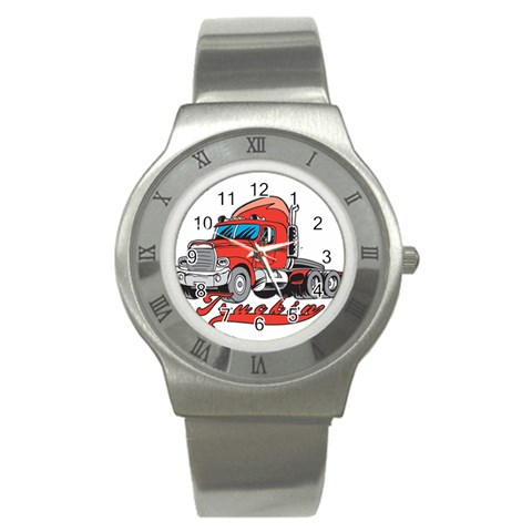 truckin Stainless Steel Watch from UrbanLoad.com Front