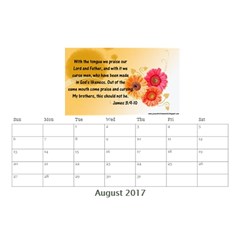 calen Desktop Calendar 8.5  x 6  from UrbanLoad.com Aug 2017