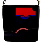Geometrical abstraction Flap Messenger Bag (S)