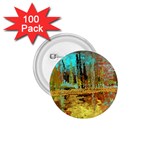 Autumn Landscape Impressionistic Design 1.75  Buttons (100 pack) 