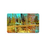 Autumn Landscape Impressionistic Design Magnet (Name Card)
