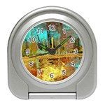 Autumn Landscape Impressionistic Design Travel Alarm Clocks
