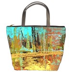 Autumn Landscape Impressionistic Design Bucket Bags