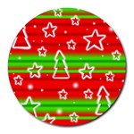 Christmas pattern Round Mousepads
