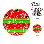 Christmas pattern Playing Cards 54 (Round) 