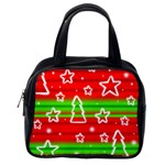 Christmas pattern Classic Handbags (One Side)