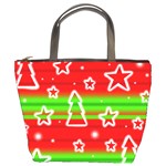 Christmas pattern Bucket Bags