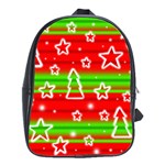 Christmas pattern School Bags(Large) 