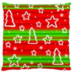 Christmas pattern Standard Flano Cushion Case (One Side)