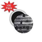 Gray Xmas magic 1.75  Magnets (100 pack) 