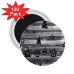 Gray Xmas magic 2.25  Magnets (100 pack) 